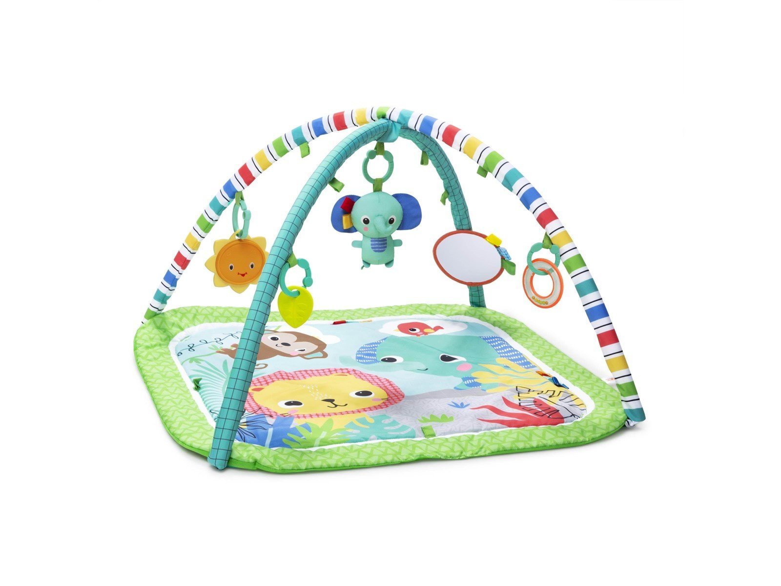 Bright Starts Wild Wiggles™ FoldAway™ Spieldecke mit Spielbogen Bright Starts Wild Wiggles™ FoldAway™ Spieldecke mit Spielbogen